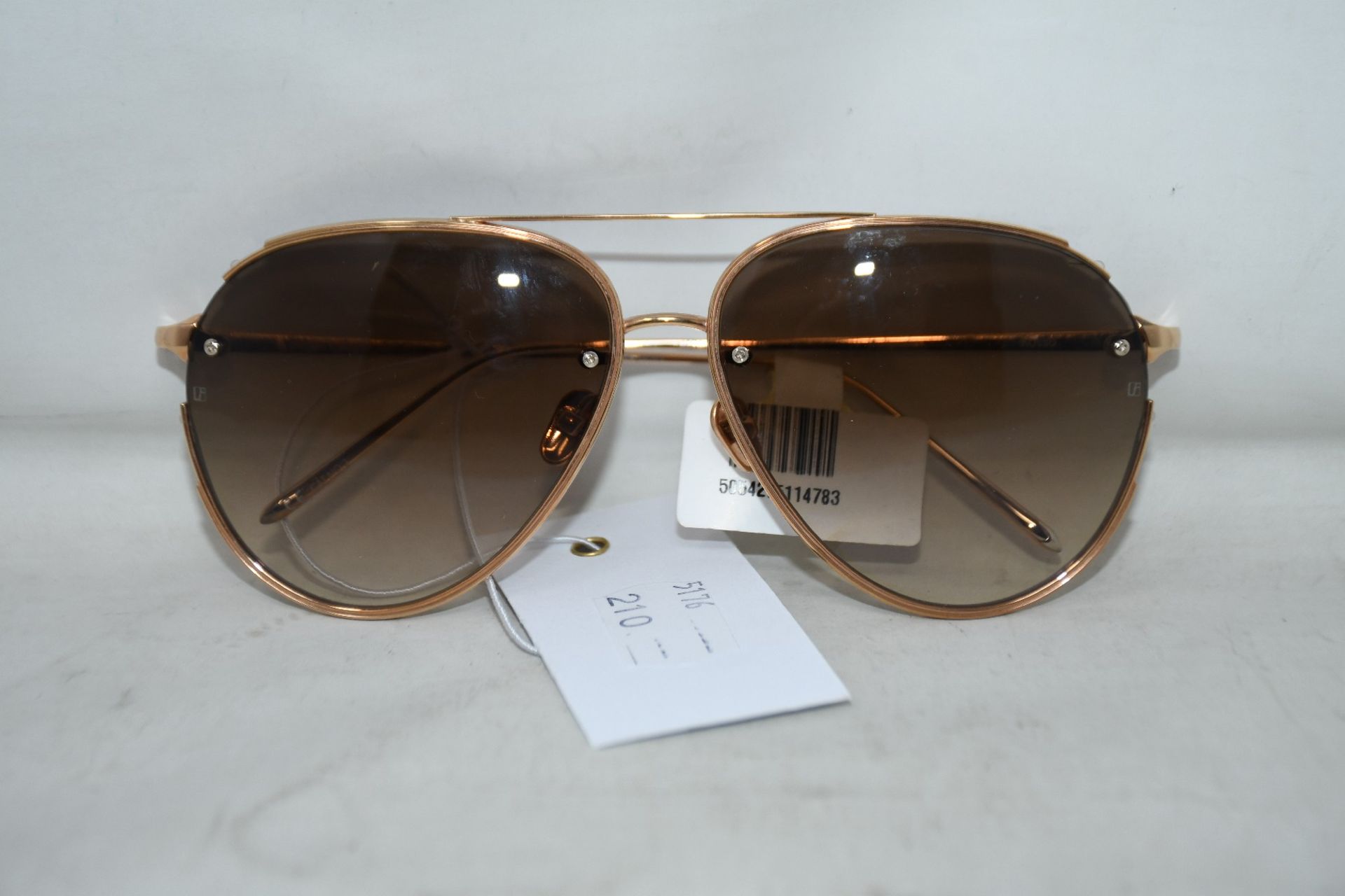 A pair of as new Linda Farrow Russo sunglasses (RRP £665 - no case).