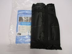 Seven as new pet supplies luxury black car seat covers Oxford cloth and lining and sprayed cotton