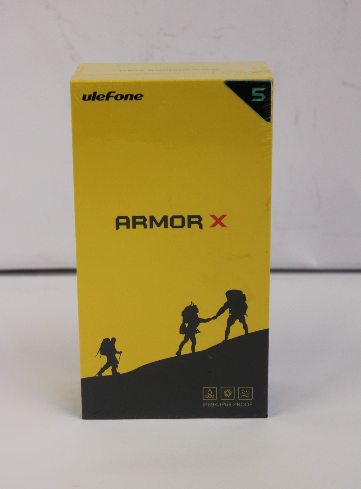 A boxed as new Ulefone Armor X5 Pro Dual Sim 64GB Rugged Smartphone in Orange/Black (Box sealed).