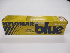 A large quantity of boxed as new Hylomar Blue - Universal Gasket and Jointing Compound (