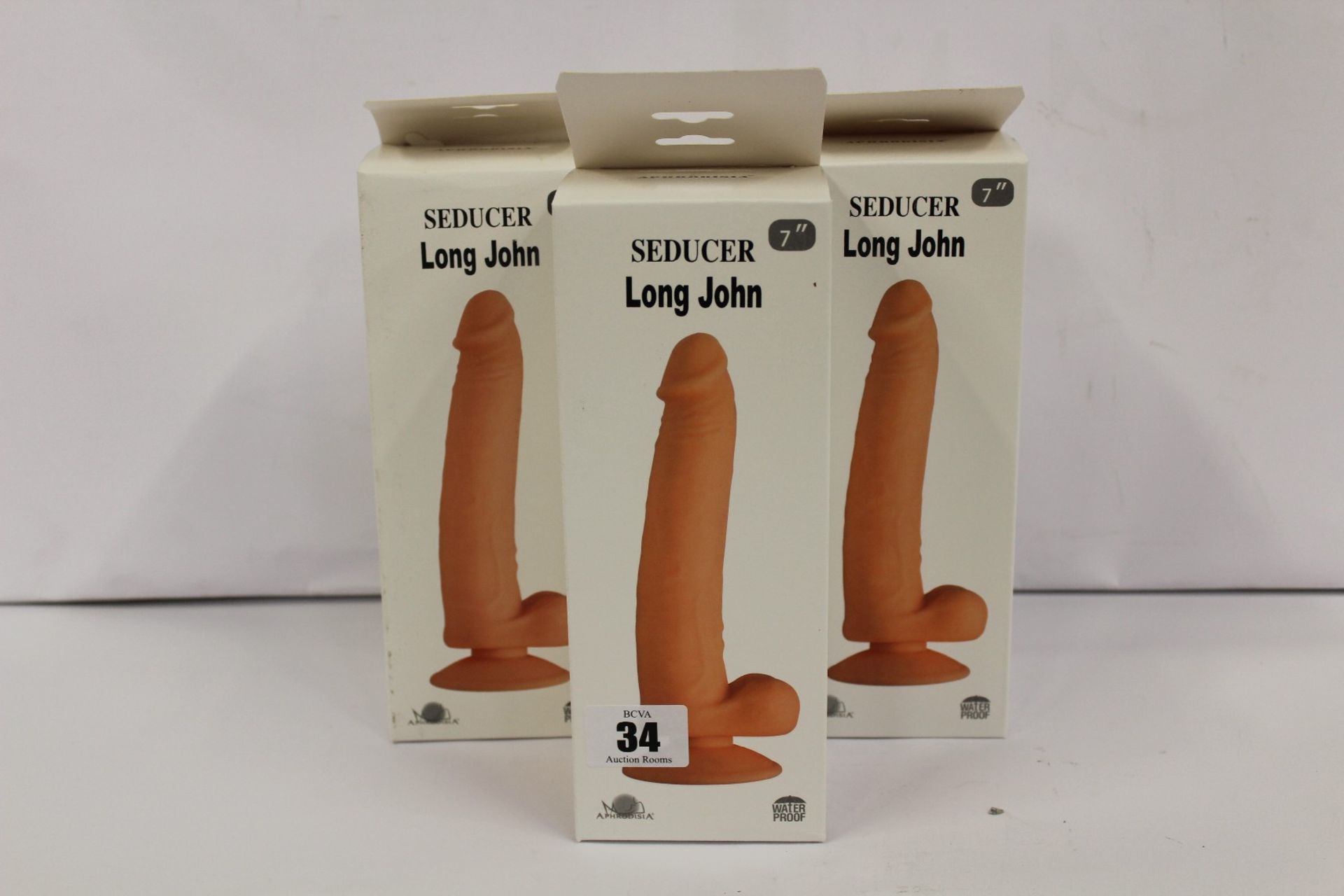 Thirteen boxed as new Aphrodisia long John dildos (Over 18s only).