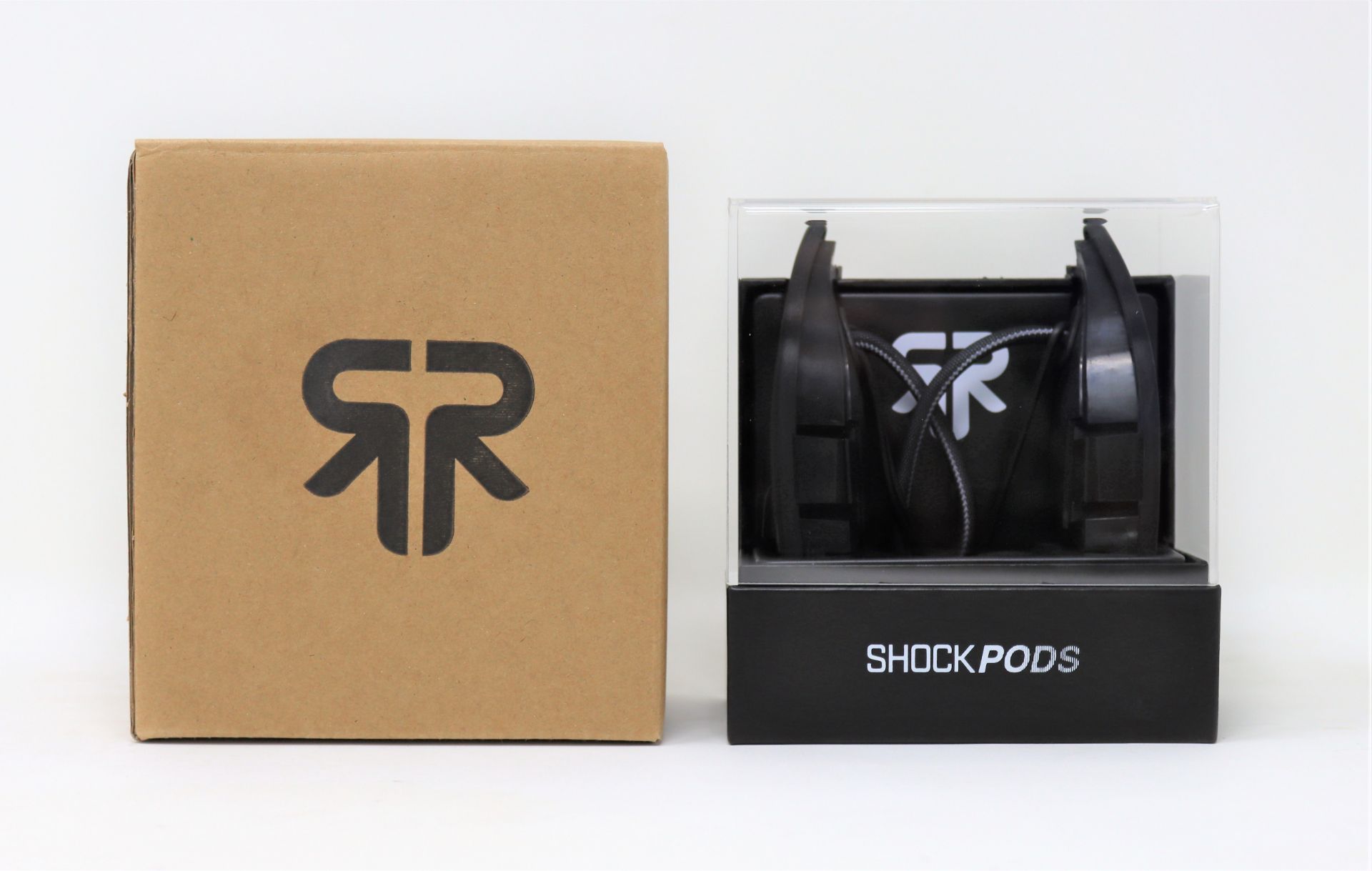 A boxed as new RuRoc RG1-DX ShockPods Bluetooth Headset (For M/L/XL/XXL helmets) (P/N: RSH-SHO-X-M).