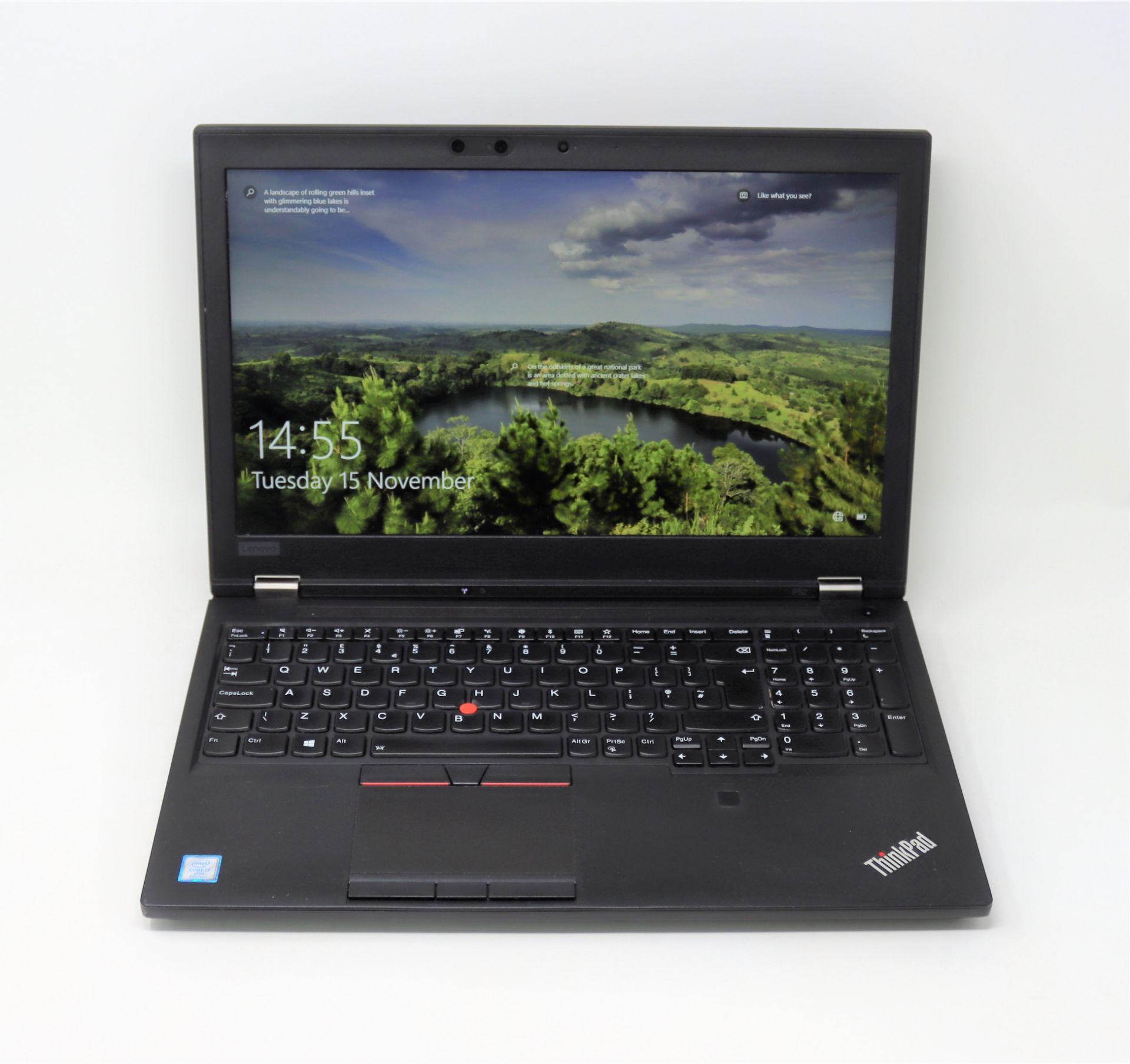 SOLD FOR PARTS: A pre-owned Lenovo ThinkPad P52 15.6" Laptop with Intel Core i7-8850H CPU, 32GB RAM,