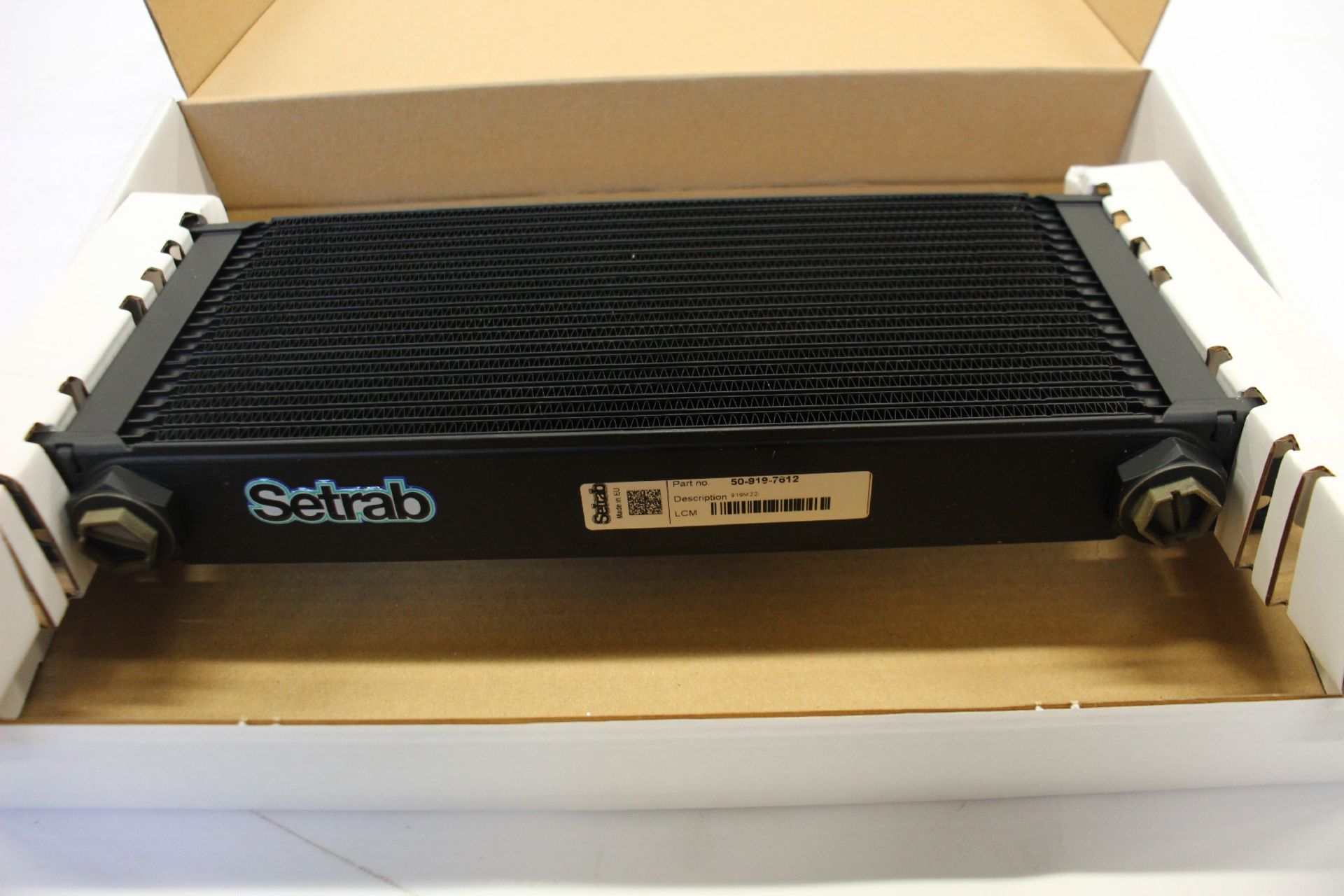 A boxed as new Setrab Pro Line 919 Series oil cooler (REF: 919M22L).