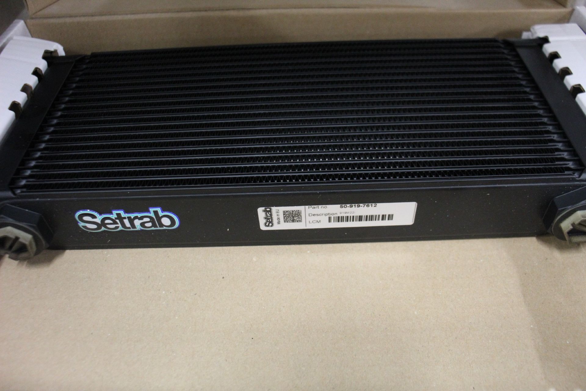 A boxed as new Setrab Pro Line 919 Series oil cooler (REF: 919M22L).