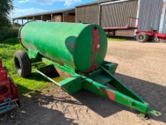 Single Axle Water Bowser, Drinking Bowls Down Sides