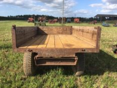 Single Axle Wooden Sided Trailer