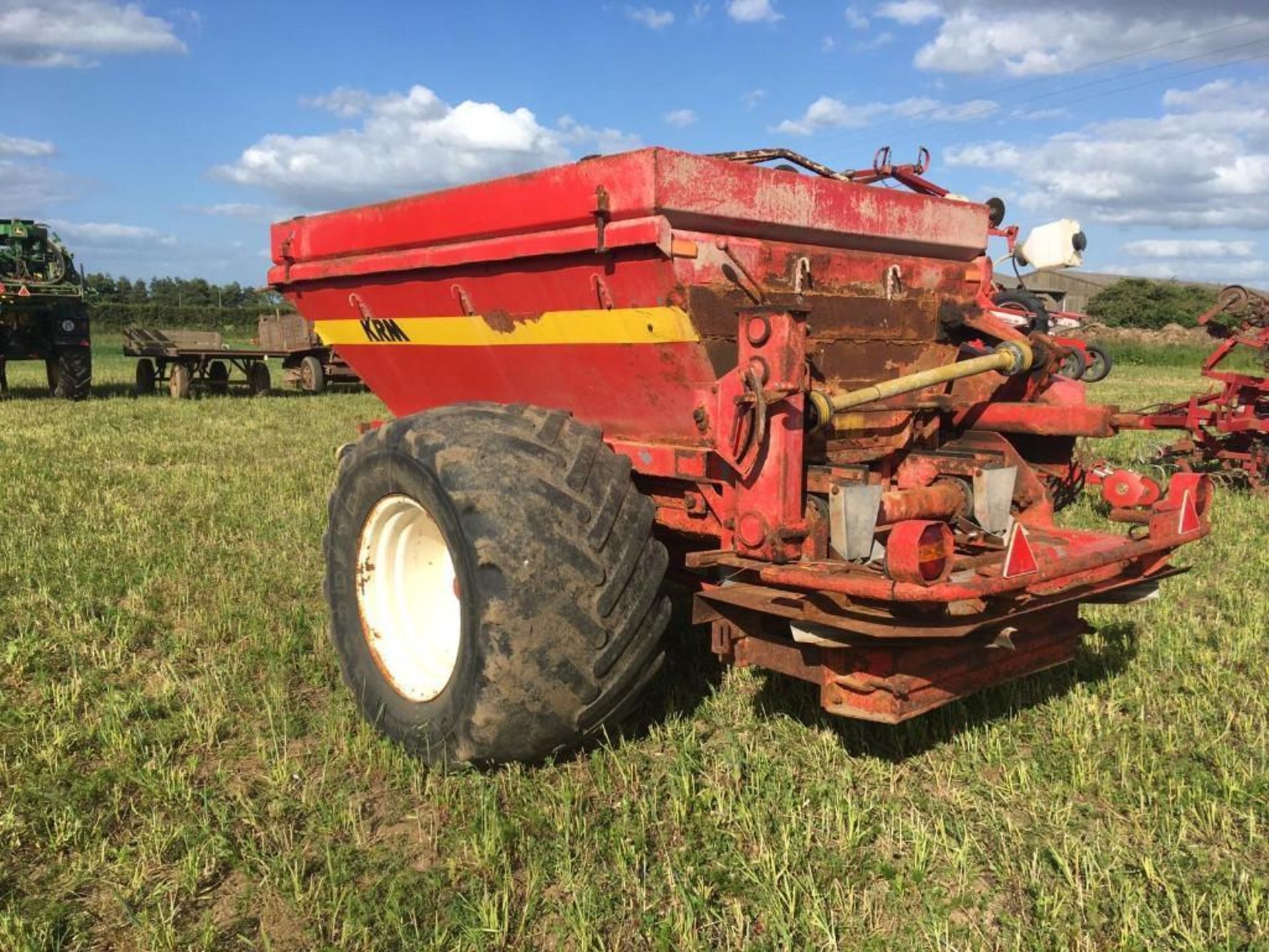 1990 KRM Bredal Trailed Fertiliser Spreade - Image 9 of 10