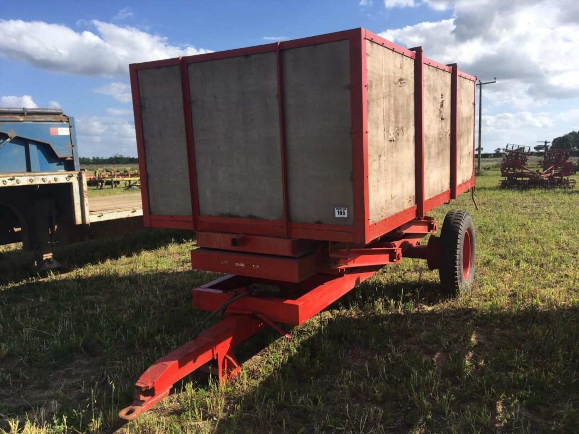 Vintage Hydraulic High lift Trailer - Image 2 of 4