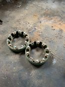 2 No. John Deere Wheel Spacers, to Fit 30 Series