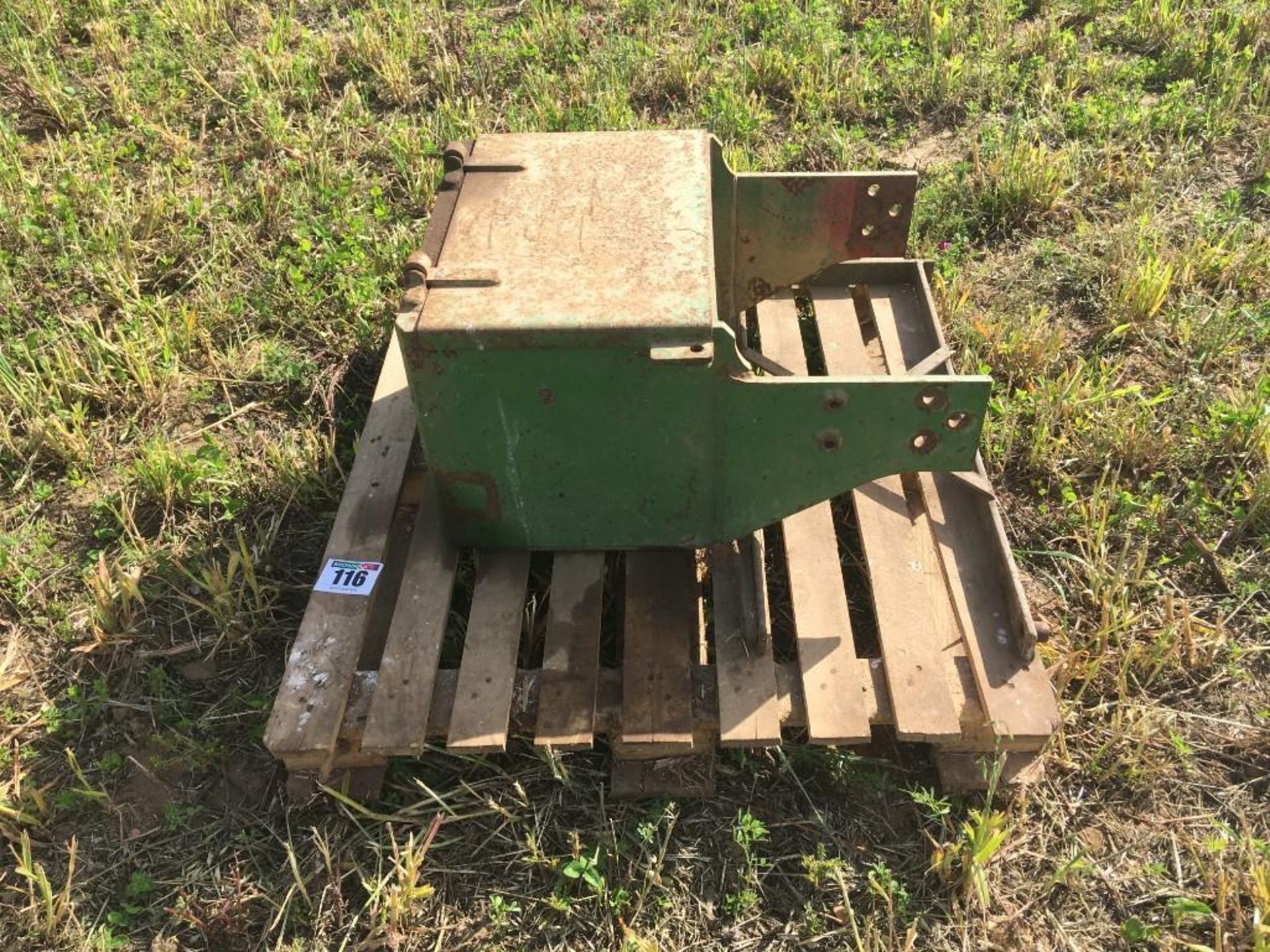 John Deere Front Toolbox, Bolt on Brackets - Image 3 of 3