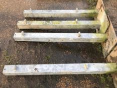 4 No. Bolt Down Gate Posts