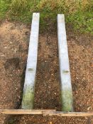 2 No. Bolt Down Gate Posts