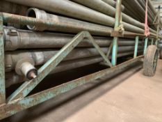 30 No. 5inch approx' 6m Irrigation Pipes & Pipe Trailer