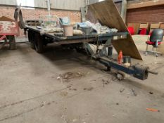 22ft Tandem Axle Flat Bed Trailer