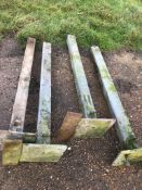 4 No. Bolt Down Gate Posts