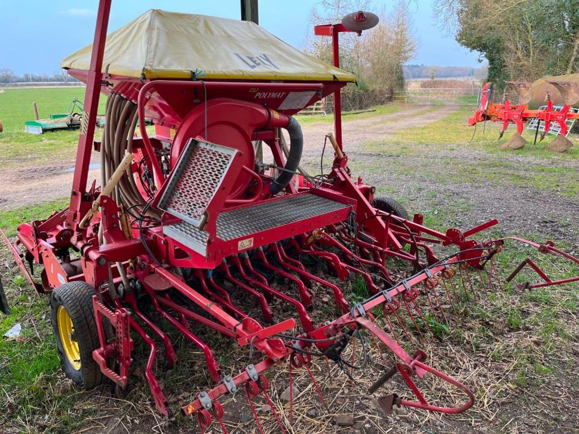 Lely Polymat 3m Combi Drill w/ Lely Terra 300-25 3m Power Harrow - Image 6 of 12