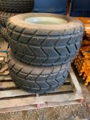 2 No. 435/50 R18.5 Tyres and Rims