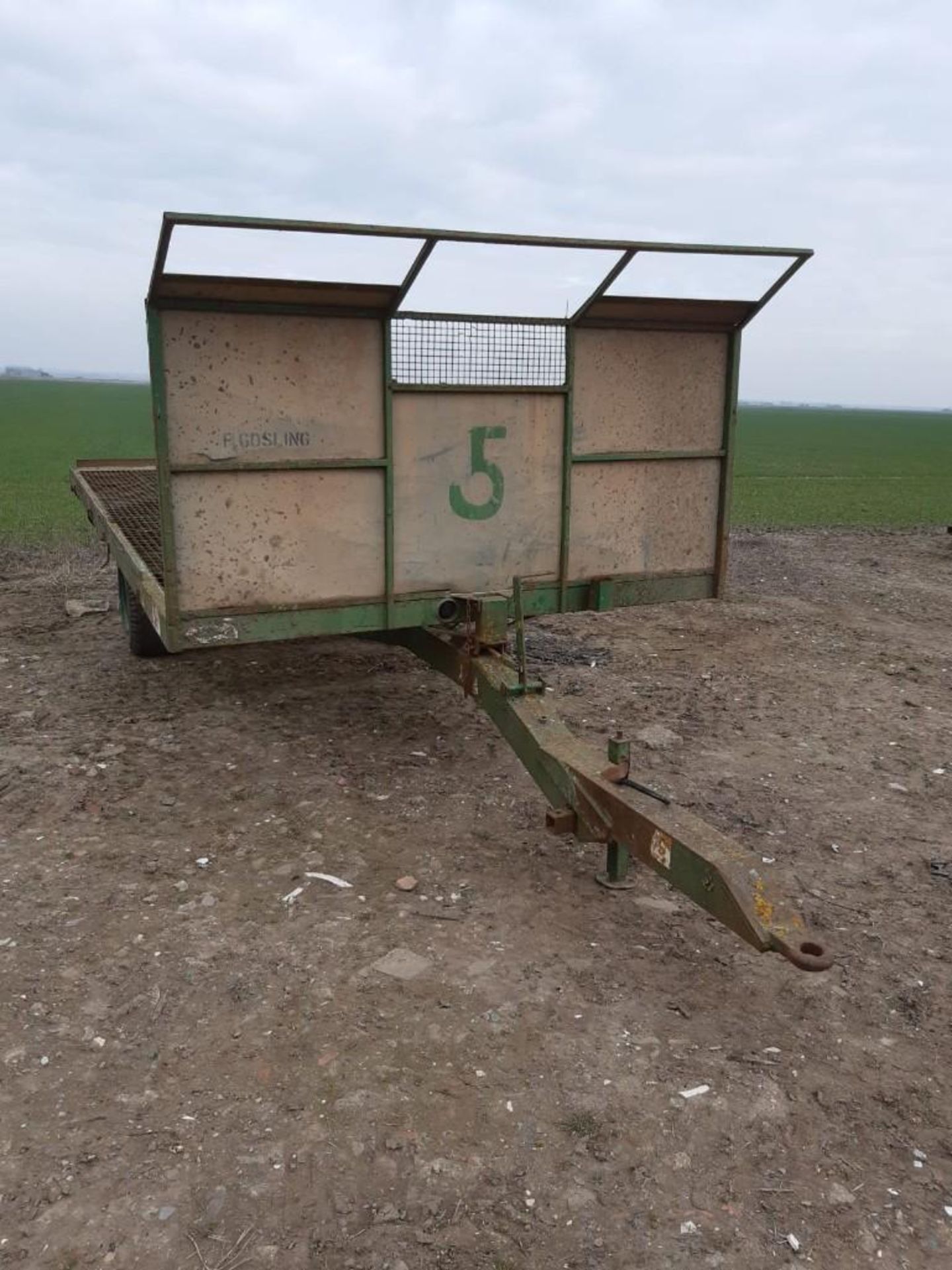 18ft Swing Veg Trailer - Image 4 of 5