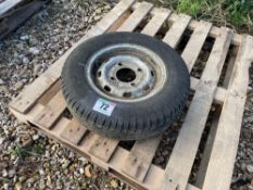 Single 16.5R13 wheel and tyre