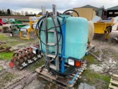 Berthoud frame mounted spray tank NB Control box in the office