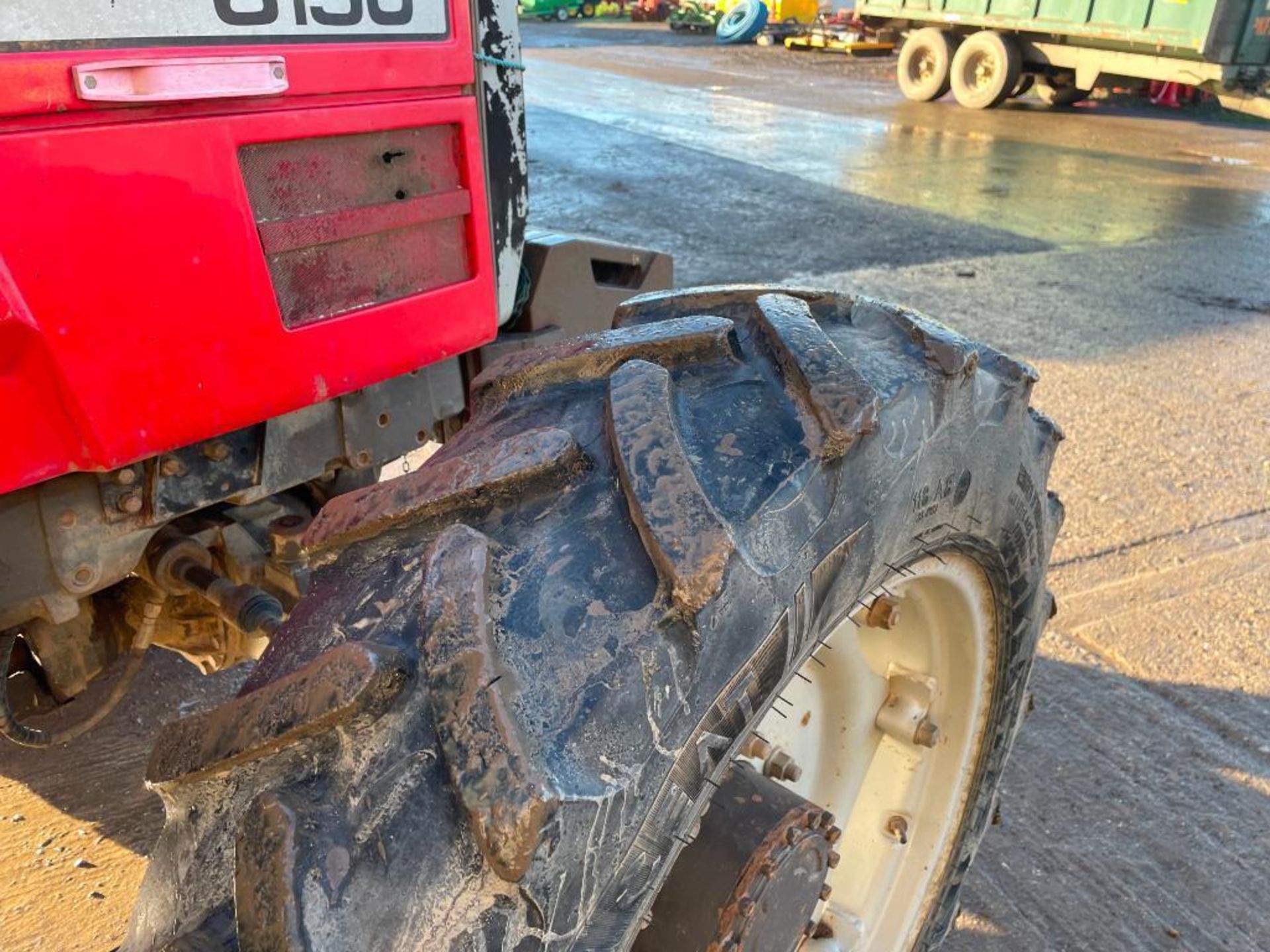 1996 Massey Ferguson 6150 4wd tractor with 2 manual spools and 10no. 45kg wafer weights on 280/85R28 - Image 16 of 21