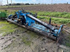 1997 SICMA King 4000 4m power harrow with rear spiral roller and hitch kit