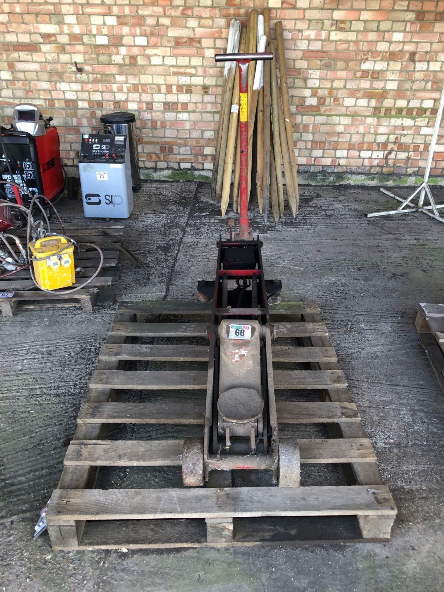 Trolley jack 10t