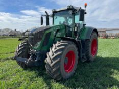 2014 Fendt 828 Vario Profi Plus 65kph 4wd tractor with front linkage and hydraulic top link, 5 elect