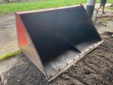 1999 Suton ELCS80 general purpose bucket with Manitou brackets. Serial No: 14963