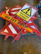 Quantity hazard signs