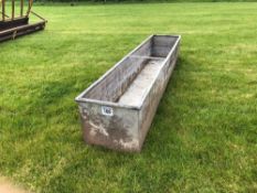 Galvanised water trough