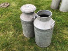 Quantity milk churns