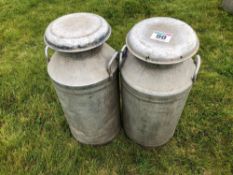 Quantity milk churns