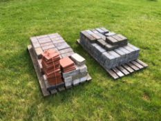 Quantity paving bricks