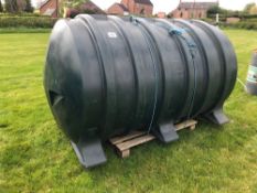 Plastic oil tank