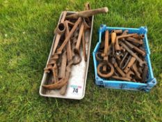 Quantity vintage spanners