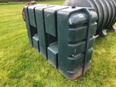 Plastic water tank