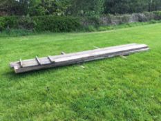 Quantity wooden lengths