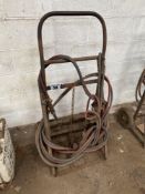 Oxy-acetylene trolley, gauge and torch