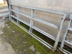 Pair Galvanised gates 12' 6"