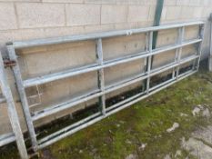 Pair Galvanised gates 12' 6"