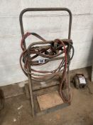 Oxy-acetylene trolley, gauge and torch