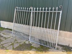 Pair Ornamental metal gates 4'6"(width) x 6' (height)