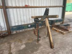 2001 Farmrite single leg mole plough c/w additional subsoiler legs. Serial No: 051164