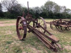 George Miles Model B, single leg trailed mole plough