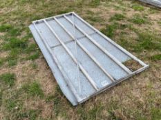 8ft 1" Sheeted gate