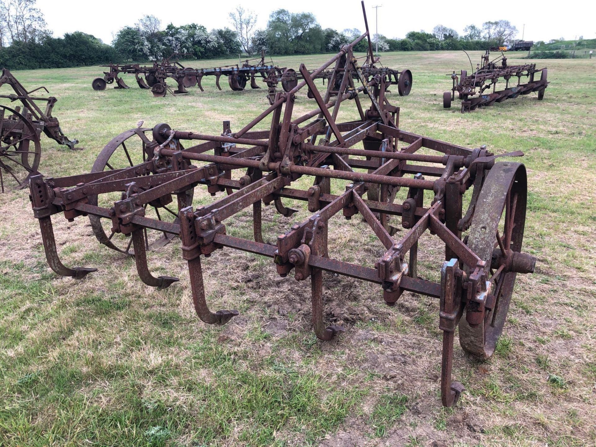Ransomes 8' 5" fixed tine cultivator, trailed - Image 2 of 2