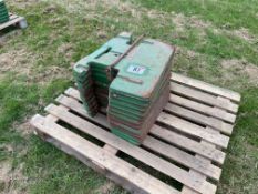 11No John Deere 50kg front wafer weights