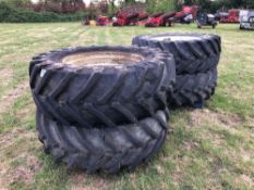 Set Trelleborg 540/65R34 wheels and tyres to suit Bateman Sprayer